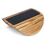 Navaris Arm Rest Tray - Flexible Real Wooden Acacia Sofa Armchair Arm-Rest Platform Tray for Plates, Glasses, Coffee, Tea, Wine, Beer, Drinks