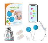 Baby-Bump Headphones – Plays and Shares Music, Sound and Voices to The Womb – Premium Baby Bump Speaker System – Including bebon Tunes APP (iOS and Android) (Blue)