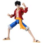 BANDAI Anime Heroes One Piece Figures Monkey D. Luffy Action Figure | 17cm Articulated Luffy Anime Figure With Swappable Hands One Piece Action Figures Pirate Toys Range