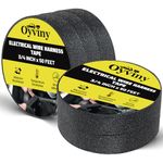 Oyviny 5 Rolls Electrical Wiring Harness Tape 3/4 Inch x 50 FT Self-Adhesive Wire Harness Cloth Tape for Automobile Electrical Engine Wire harnessing Noise Dampening, Speaker Wiring Harness Cloth Tape