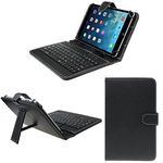 HELLO ZONE Exclusive 7� Inch USB Keyboard Tablet Case Cover Book Cover for Huawei MEDIAPAD 7 Youth 2 -Black