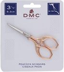 DMC 61253 Peacock Embroidery Scissor, 3 ¾ inches