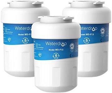 Waterdrop MWF Water Filters for GE® Refrigerators, Replacement for GE® MWF Refrigerator Water Filter and GE® SmartWater® MWFP, MWFA, GWF, HDX FMG-1, 197D6321P006, Kenmore® 9991, RWF1060, 3 Pack