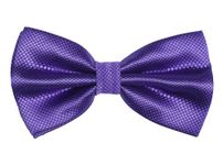 KRAWATTE Men's Pre-Tied Microfiber Bow Tie (Light Purple)