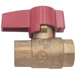 Supplying Demand 01-2806 Straight Gas Shut-Off Valve 3/8 Inch FIP x 3/8 Inch FIP