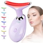Doset Facial Massager Red-Light-Therapy-for-Face and Neck, Face π² culpting Wand with 7 Color, Face Tool for Skin Care (Purple)