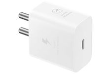 Samsung Original 25W Type-C Travel Adaptor Without Cable, (White)