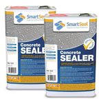 Smartseal Professional Grade Concrete Sealer - Outdoor Use, Ideal Driveway & Patio Sealer - Easy To Apply, Solvent Based Acrylic - 2 x 5 Litre