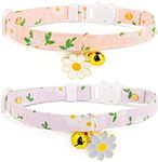 2 Pack Cotton Breakaway Cat Collar 