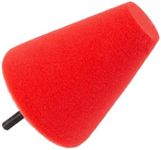 Maxshine M8 Wheel Drill Finishing Cone Sponge - Automotive Upholstery Detailing - Universal Fit M8 Drill Attachment - Professional Detailing Tool