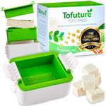Tofuture Tofu Press - The Original BPA Free, Dishwasher Safe Tofu Presser - for Tastier, Firmer Tofu - Easy to Use, Efficient Tofu Maker - Ideal for Meal Prep - Designed in the UK – Fits 8-14 oz Tofu