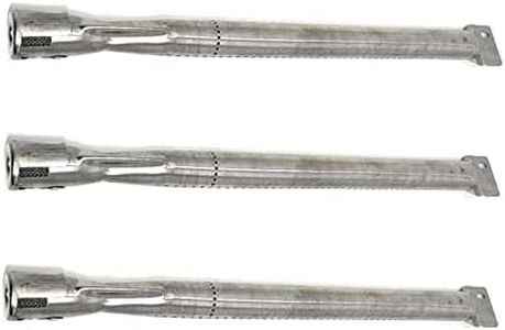 Stainless Steel Replacement Burner for Jackson JCS550, JCS700, JLS400-LP, JLS550-LP, JLS550BI, JLS700-LP, JLS700BI, Gas Grill Models (Dimensions: 15-13/16" x 1") 3-Pack