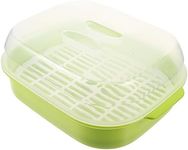 Hemoton Microwave Vegetable Steamer Kitchen Food Steamer Insert Dim Sum Cookers Cooking Steamers Vegetable Steamer Basket for Veggie Seafood Cooking Dumplings Green Microwave Food Steamer