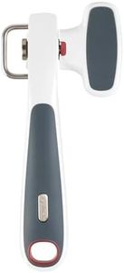 Zyliss Safe Edge Can Opener - Manual Can Opener with Lid Grippers - Safety Can Opener for Smooth Edges - Left- and Right-Handed Can Opener - Handheld Kitchen Tool - Gray