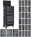 Sealey Sptcombo2 Tool Chest Combi 14 Drawer Ball Bearing Runners 1179Pc Tool Kit