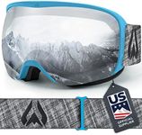 Wildhorn Cristo Ski Goggles Men Women 100% UV Anti-Fog OTG Snowboard Goggles- US Ski Team Official Supplier- Snow Goggles