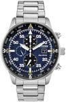 Citizen Mens Chronograph Eco-Drive Watch, Silver Tone, standard size, Bracelet