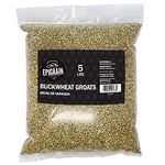 Epigrain Hulled Buckwheat Groats, 5lbs (2.27Kg) | Raw, Whole, Non-GMO, Use for Porridge, Granola Bars, Salads, as a Side Dish, and More