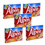 Alpen Cereal Bar Strawberry Yoghurt Multipack 5 x 5 Bar Boxes 25 Bars Total