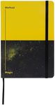 Jumble & Co Chaos & Control A5 Ruled Notebook - Method & Magic - 100% Recycled Paper - Yellow/Black