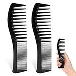 All Purpose Hair Comb,2 Pack Wide T