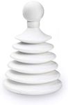 Master Plunger Mighty Tiny Plunger Designed for Bathroom/Kitchen Sinks, Perfect for RV’s. Unclogs Fast & Easy (Patent Pending), White