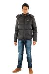 Calvin Klein Men’s Essentials Down Puffer Jacket with Hood, Black (Ck Black), M