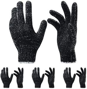 4 Pairs 8 Pcs Exfoliating Gloves for Shower - Premium Bath Gloves - Body Scrubber Gloves for Shower, Spa, Massage, Body Scrubs, Remove Dead Skin, Deep Cleaning