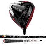 TaylorMade Stealth Plus Driver, Black, Stiff, Right, 10.5 degrees, Graphite Shaft, Unisex