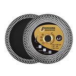 PANFREET 2Pcs/Lot 4.5" Super Tile Blade Diamond Porcelain Blade for Granite Marble Porcelain Tile Ceramic Cutting and Gringing