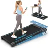 Tapis de Marche, VANNECT Tapis de Course Amélioré 4 en 1 Pliable avec Pente 9% réglable, 1-10 km/h Walking Pad avec Écran LED, Télécommande, Silencieux Moteur 2.75HP, sans Montage, Capacité 150 kg