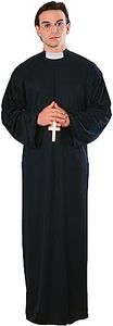 Rubie's Men's Priest Costume, Black, One Size