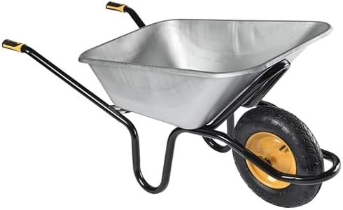 Brouette HAEMMERLIN Aktiv Excellium Plus 120L RENO Galva Roue Gonflée Grise - 305400605