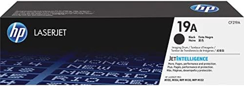 HP 19A CF219A, Negro, Tambor de Imágenes Original, de 12.000 páginas, para impresoras HP LaserJet Pro M102 y M130