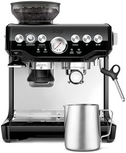 Sage - The Barista Express - Bean to Cup Coffee Machine with Grinder and Manual Milk Frother - 16 Grind Settings, 15 Bar Pump, PID Temp Control, Black Sesame