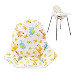 High Chair Cushion for IKEA Antilop Highchair, Baby High Chair Seat Cover Liner Mat Pad Cushion for IKEA Antilop High Chair Water Resistant (Animal Pattern)