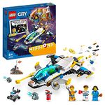 LEGO City Mars Spacecraft Exploration Missions 60354 Toy Building Kit; Interactive Digital Adventure Playset for Kids Aged 6+; Includes a Toy Mission Spacecraft and 3 Minifigures (298 Pieces)