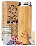 Premium Bamboo Thermos with Tea Inf
