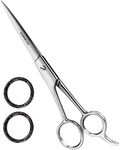 Utopia Care Hair Cutting and Hairdressing Scissors 6.5 Inch, Premium Stainless Steel Shears with Smooth Razor, for Salons, Professional Barbers, Men & Women, Kids, Adults, & Pets - Silver - Pack of 1