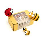 Woolbuddy Bee and Ladybug Wool Felting Needle Point Kit Crafting Gift