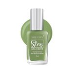 Swiss Beauty Slay Nail Color | Glossy Finish, Long Lasting Nail Paint| Chip resistant, Quick drying Nail Polish | Shade- Cool Green, 25Ml