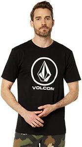 Volcom Men's Crisp Stone Short Sleeve Tee Black