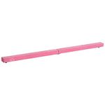 HOMCOM 2.4M 8FT Gymnastics Folding Balance Beam Home Gym Training Exercise Sports - Pink