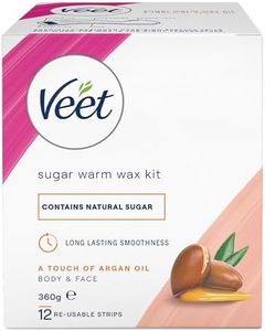 Veet Sugar Warm Wax Hair Removal Kit With Argan Oil 360g