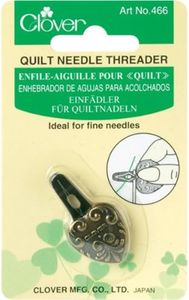 Clover Quilt Needle Threader, Antique Gold, 466