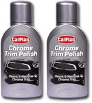 CarPlan CTP375 Chrome Trim Polish 375ml - Stainless Steel - Brass - Copper - Aluminium - Alloy (Pack of 2)