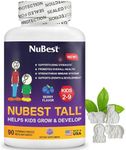 NuBest Tall Kids - Helps Kids Grow & Develop Healthily - Immunity & Bone Strength Support - Multivitamins & Minerals for Kids Ages 2 to 9 - Fun Animal Shapes - 90 Chewable Berry Tablets (1 Pack)