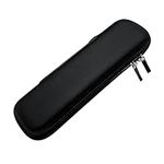 Hard Shell Pen Case, GLADFRESIT EVA Waterproof Pencil Case - Multifunctional Black Zipper Bag for Stylus, Executive Pens, Data Cables