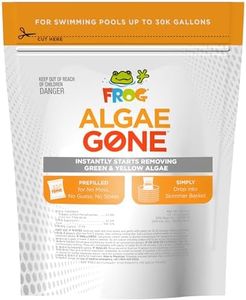 FROG Algae Gone - Dry Formula Algaecide Removes Green and Yellow Algae for Pools up to 30,000 Gallons - Pool Maintenance & Treatment - 3 Pods
