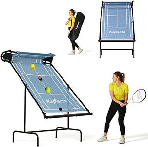 Ksports Racket Sports Indoor Outdoor Tennis Rebounder Adjustable Net for Pickleball, Squash, Racquetball, and Table Tennis with Carry Bag, Blue